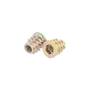 Rampabus conisch M6/12x13mm met rand, geel verzinkt, SW6