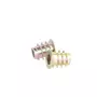 Rampabus conisch M6/12x13mm met rand, geel verzinkt, SW6