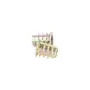 Rampabus conisch M6/12x13mm met rand, geel verzinkt, SW6