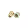 Rampabus conisch M6/12x13mm met rand, geel verzinkt, SW6