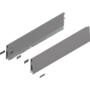 Merivobox zijkant K-hoogte, R+L, 600mm kleur: indium grijs
