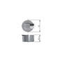 Inboordoppen 35mm voor Quick bladverbinder 35mm VE= 250