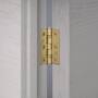Hinge/76 X 51 X 2 Mm (3 X 2 Inch)/Set Of 2/Brass