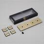 4G Wall Plate/Horizontal/Black