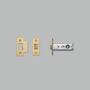 Tubular Latch/For Door Handle/57Mm Backset/Brass