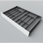 Bestekindeling houtdecorvoor LEGRABOXC950-1200, D 65cm,