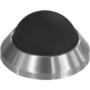 Deurstop bol ø20mm wandmontage rvs geborsteld