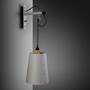 Hooked Wall Large Stone/Brass