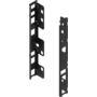 Achterwandhouderset Legrabox, C- hoogte. Carbon zwart