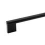 Greep ribbel 10x589/1178x1200mm, mat zwart