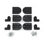 Dekselscharnier zwart 20BL soft close infrees, prijs per set