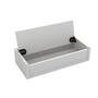 Dekselscharnier zwart 20BL soft close infrees, prijs per set