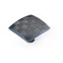 Knop CHESS geborsteld tin 29x29mm