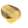 Knop REED verguld 35x30mm