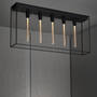 Caged Ceiling Light 5.0/Black Marble