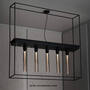 Caged Ceiling Light 5.0/Black Marble