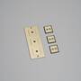 3G Wall Plate/Vertical/Brass