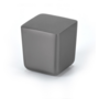 Knop MINI grafiet 25X25mm, hoogte 28mm