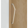 Greep GRIP glans chroom, lengte 217mm, hartmaat 200mm