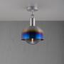 Forked Ceiling/Steel/Medium Burnt Steel Shade/Medium S