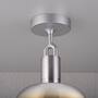 Forked Ceiling/Steel/Medium Burnt Steel Shade/Medium S