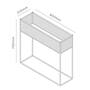 Meshed/Planter