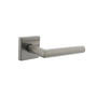 Deurkruk Jura op vierkante massieve rozet 53x53x10 mm rvs ge