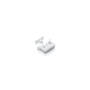 Insteeksnapper wit v/ staal 0,8-1,2mm houdt deur strak dicht
