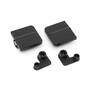 Dekselscharnier zwart 15BL soft close, infrees prijs per set