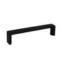 Greep 20x128mm, recht, mat zwart