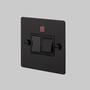 13A Dp Switched Fcu w/ Neon - Black - Black Interior