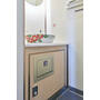Afvaldoorlaat 218x164mm RVS met softclose deksel, verticaal