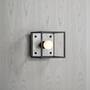Caged Wall Light/Small/White Marble