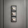 Caged Wall Light/Small/White Marble