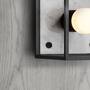 Caged Wall Light/Small/White Marble