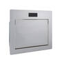Afvaldoorlaat RVS met sensor contactloos openen 310x220x395