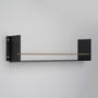 Girder Shelf/Black/Brass