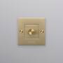 1G Dimmer/100W Led/2 Way/Brass
