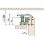 Ocean 1 boven looprail lengte 3500mm