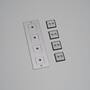 4G Wall Plate/Vertical/Steel