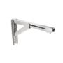 Konsole RVS gepolijst inklapbaar 307mm, hoogte 165mm