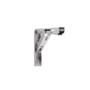 Konsole RVS gepolijst inklapbaar 307mm, hoogte 165mm