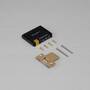 Strike Plate Kit/T Shaped/3 Inch Door/Brass