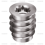 Rampabus SKD M5/10x12mm met rand verzinkt, VE=100