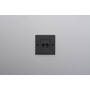 EU 1G Double Toggle Switch/w/out B+P Logo/Black