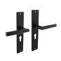 Deurkruk Bastian op schild 245x45 mm Pcgat 55mm