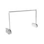 Kledinglift elektrisch grijs-daalt 70cm-kast 100-160cm br.