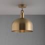 Forked Ceiling/Brass/Large Brass Shade