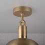 Forked Ceiling/Brass/Large Brass Shade