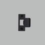 Strike Plate Kit/T Shaped/2 Inch Door/Black